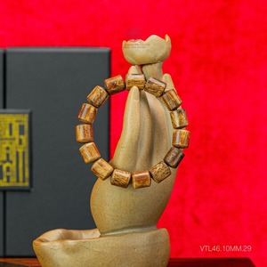 Bracelet de perles de bois d'agar de qualité supérieure, presque immergeables, en forme de baril, en bois d'Oud vieilli, bijoux Feng Shui faits à la main - Product Image 1