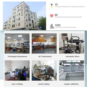 Kính thời trang không gọng khung Titan nguyên chất H2423 + càng kính bằng sừng trâu, cung cấp trực tiếp từ nhà sản xuất - Product Image 6