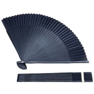 Fatingna, traje <span class=keywords><strong>de</strong></span> abanico japonés <span class=keywords><strong>de</strong></span> alta calidad, 42 clavos <span class=keywords><strong>de</strong></span> bambú, anillo <span class=keywords><strong>de</strong></span> hierro, <span class=keywords><strong>tela</strong></span> estrecha, Pintura ecológica negra pura, nueva colección caliente - Product Image 1