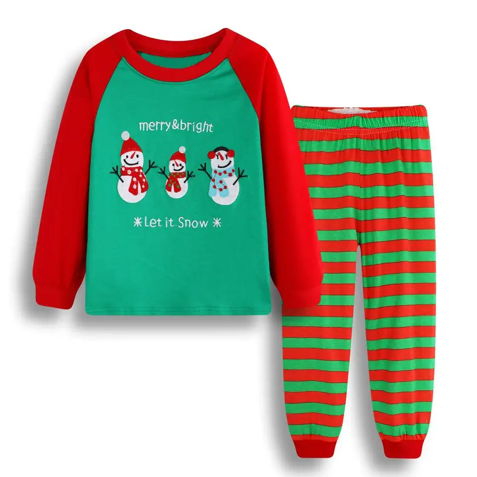 2-7Y,ขายส่ง Stocked Designs คุณภาพดีชายชุดนอนเด็กชุดนอนคริสต์มาสชุดนอนชุดนอนเด็ก233