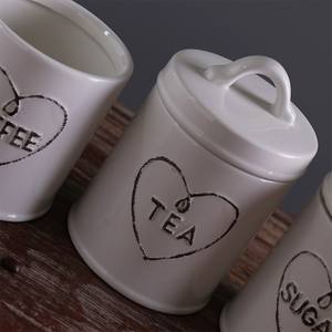 Bella di Disegno di Caffè di Ceramica Tè <span class=keywords><strong>E</strong></span> <span class=keywords><strong>Zucchero</strong></span> <span class=keywords><strong>Contenitori</strong></span> - Product Image 3