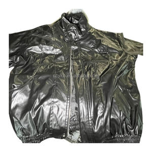 C10 Gebraucht Großhandel Ledermantel Designer Style Stoff Second Hand Kleidung Ukay Ukay 2 Hand Mäntel für Männer und Frauen - Product Image 1