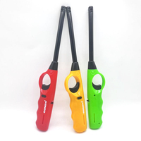 Camping en plein air pistolet torche BBQ briquet pratique cuisine étincelle briquet pour cuisinière à gaz
