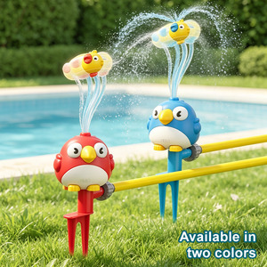 LEZA BABY Arroseur Rotatif de Jardin pour Enfants, Motif Oiseau de Dessin Animé, avec Piquet de Fixation au Sol – Nouvelle Collection à Succès - Product Image 6