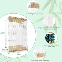 Organisateur de marqueurs acryliques 144 marqueurs pour pinceaux d'art boîte de rangement fixe porte-stylo adapté à la décoration de bureau de salle de classe à la maison