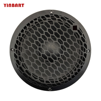 Haut-parleur médium Yinbart 6,5 pouces en métal et caoutchouc, 8 ohms, 100-300W, unité de woofer audio pour PA, audio automobile, pièces OEM ODM
