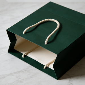 High Quality Luxury Green Paper <b>Bags</b> with Ribbon Bow Handles for Fashion Event <b>Jewelry</b> Clothes Shopping Business - Product Image 2