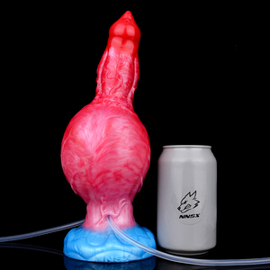 9 ''<span class=keywords><strong>Valla</strong></span> Knot Horse Dildo Skin morbido Silicone gonfiabile Squirting anale Plug per adulti flirt gioco masturbatore giocattolo del sesso - Product Image 2