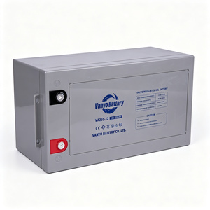<b>12V</b> 200Ah VA200-12 Valve Regulated Gel <b>Deep</b> <b>Cycle</b> <b>Battery</b> for Energy Storage Rechargeable VRLA <b>Battery</b> - Product Image 1