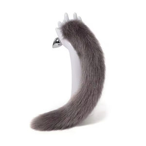 Queue de renard en fausse fourrure, plug anal doux et confortable, étanche, écologique, jouet intime pour femme, accessoires de flirt romantique pour adultes - Product Image 5