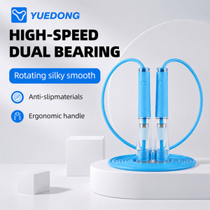 Yuedong: Domina il tuo salto con la corda per <span class=keywords><strong>saltare</strong></span> professionale a doppio cuscinetto, senza grovigli, regolabile, attrezzatura fitness per tutte le età - Product Image 1
