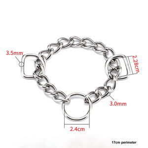 Verstellbares, umweltfreundliches Martingale-Hundehalsband aus Edelstahl mit Nietenverzierung und solider Dreiecksleine - Product Image 2