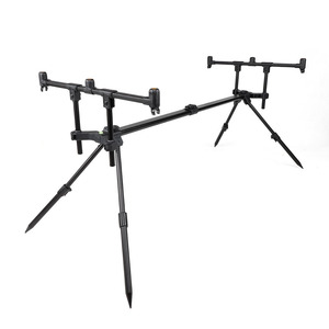 YOUME <span class=keywords><strong>support</strong></span> de <span class=keywords><strong>canne</strong></span> à pêche rétractable réglable en aluminium <span class=keywords><strong>pour</strong></span> <span class=keywords><strong>carpe</strong></span> - Product Image 2