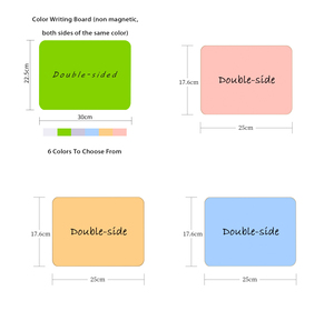 Nhà máy tùy chỉnh in mini Double Sided trường bảng trắng trẻ em viết khô xóa lapboard với Markers và tẩy - Product Image 5
