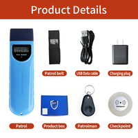 Sistema de Control de Rondas para Guardias de Seguridad HUA, Resistente al Agua IP67, RFID 125kHz, Comunicación USB, Descarga de Software de Puntos de Control