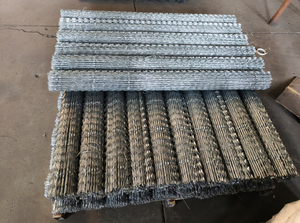 Grillage de protection en acier inoxydable soudé, type rasoir, maille diamantée, pour clôture - Product Image 4