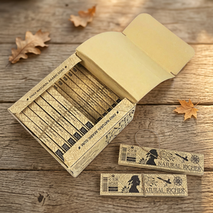 Filtros de Cigarrillos Desechables Natural Richer, Paquete de 32, Accesorios para Fumar de Papel Rectangular Vintage - Product Image 1