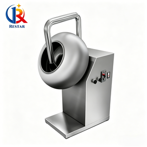 Machine à enrober les noix, les caramelisés et les cacahuètes en acier inoxydable – Équipement pour enrober le popcorn enrobé de sucre - Product Image 4
