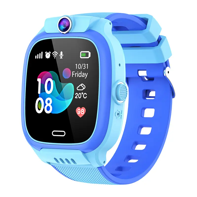1.44inch Colorful Kids Smart Watch 2G WiFi LBS SIM Card Calling Watch SOS Boys Girls Waterproof Android Watch Y31