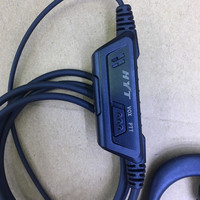 Headset Walkie-Talkie VOX dengan Peredam Kebisingan Aktif (ANC) dan Earhook untuk Radio Walkie Talkie PD500 TD510 TD 520 PD530