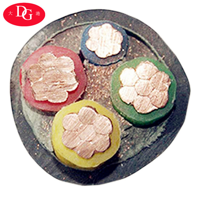 ZC-YJV 3/4/5 Core 6/10 mm Oxygen-free Copper Power Cable