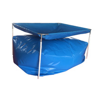 Système de récupération d'eau de pluie flexible et pliable, réservoir pour collecte d'eau de pluie en PVC