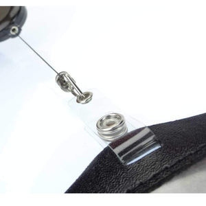 Retractable <b>ID</b> card <b>holder</b>, PU leather <b>ID</b> card <b>holder</b>, employee <b>ID</b> card <b>holder</b>, logo printing available. - Product Image 3