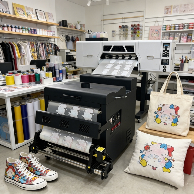 Chinese Factory Sale AutiaDigital Semi-Automatic New High Speed Two Heads Xp600 I1600 Digital 60cm Dtf Printer 1 Year Warranty