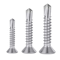 Vis à tête fraisée à rainure cruciforme en acier inoxydable 304, vis à tête plate M3/M3.5/M4/M5/M6, grade A2-70, en pouces