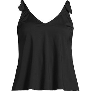 Top de Tankini con Tirantes en los Hombros y Cuello en V, Resistente al Cloro, con Protección UPF50+, en Spandex y Poliéster, para Mujer - Product Image 3