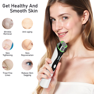 Nouveau masseur électrique pour le visage et le cou 7 en 1, appareil portable USB pour raffermir la peau, anti-âge, anti-rides, utilisation à domicile - Product Image 1