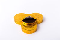 Envoltura de aluminio con aspecto de lámina dorada de primera calidad para chocolates