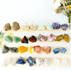 Wholesale Crystals Healing Stones Mixed Material Crystal Rough Stone Labradorite Raw Stone For Decorations