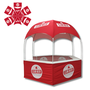 Kit promotionnel extérieur personnalisé : Parasol <span class=keywords><strong>de</strong></span> plage, drapeau, auvent, table LED, bannière <span class=keywords><strong>d</strong></span>éroulante, affichage publicitaire extérieur économique - Product Image 2