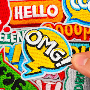 <span class=keywords><strong>OMG</strong></span> Hello Cool Patchs en tissu brodés thermocollants, appliques thermocollantes pour DIY sur sacs, sacs à dos, chapeaux - Product Image 6