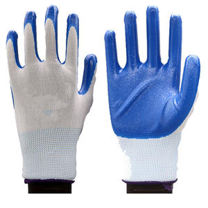 Guantes de trabajo baratos para hombre, guantes de nitrilo, guante de construcción para trabajadores, venta al por mayor - Product Image 1