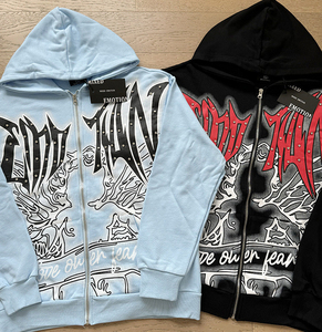 Oferta Especial: Sudadera con Capucha de Alta Calidad 100% Algodón con Cierre, Estilo Urbano, para Hombre - Product Image 2