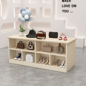 Lemari pajang sepatu dan tas mewah, etalase alas kaki dan tas mode, rak butik ritel kaca - Product Image 5
