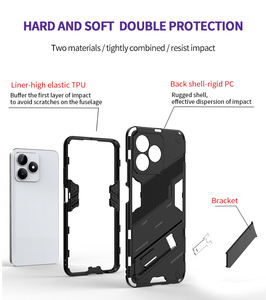 Funda protectora de teléfono con lente de cámara completa de PC de TPU a prueba de golpes para OPPO Realme C53 4G C55 <span class=keywords><strong>GT3</strong></span> GT Neo 5 GT2 Reno7 8 - Product Image 3