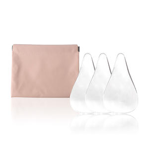 3 uds en forma de gota PU silicona adhesivo <span class=keywords><strong>Camel</strong></span> <span class=keywords><strong>Toe</strong></span> Hider Sets transparente reutilizable impermeable <span class=keywords><strong>Camel</strong></span> <span class=keywords><strong>Toe</strong></span> Cover corrector almohadillas con bolsa de PU - Product Image 1