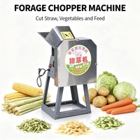 Hacheuse de fourrage électrique polyvalente pour le traitement des aliments des bovins, des ovins et de la volaille en ferme