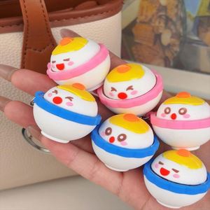 Nouveaux porte-clés créatifs et mignons en forme de bol de riz, mini-clés de décompression alimentaire pour sac ou pendentif - Product Image 2