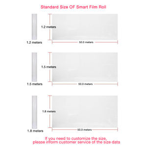 Vente en gros de marchandises chinoises <span class=keywords><strong>Film</strong></span> de confidentialité intelligent pour fenêtres avec cloisons d'ombrage automatiques - Product Image 5