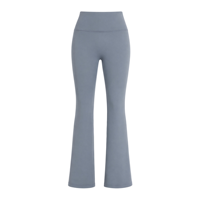 Leggings de yoga évasés taille haute pour femme, entrejambe sans couture, ultra doux, extensibles, effet push-up, en nylon et élasthanne, toutes saisons, pour Pilates, gym et usage quotidien