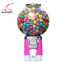Distributeur de bonbons/gommes à mâcher amusant et durable à monnayeur, en alliage moulé sous pression, certifié CE, capacité 200-300 pièces
