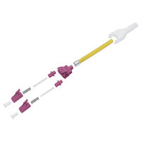 Promotion : Connecteur Fibre Optique LC UPC Magenta Multimode Duplex 2.0mm, Perte d'insertion 0.25dB pour la Production de Cordons de Brassage FTTH