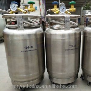 Réservoir LN2 résistant à la corrosion YDZ-200 cryogénique 200L réservoir d'azote cryogénique auto-pressurisant pour le stockage des embryons - Product Image 3