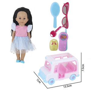 Poupée de simulation de maquillage corporel en vinyle soufflé à la main sans BPA, modèle PVC MILI de 30 cm, jouet éducatif pour filles - Product Image 6