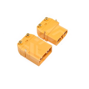 Разъем XT90PW-F/M (штекер/гнездо) для адаптеров авиамоделей, горизонтальных аккумуляторов, регуляторов скорости (ESC), зарядных устройств, интерфейсов для пайки на плате - Product Image 2