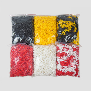 Bán chạy nhất bền 6/8/10 mét cam nhựa chuỗi cho đường Bộ an toàn <span class=keywords><strong>PE</strong></span> Chất liệu cảnh báo bài rào cản - Product Image 5